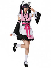 Kawaii Kimono Maid Cosplay Costume