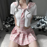 Japanese Anime Shirt and Skirt Outfit