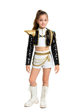 Korean Idol Inspired Colored Sequins Costume
