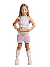 PU Leather POP Star White Costume