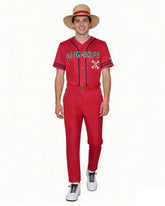 Anime Pirate Costume with Straw Hat