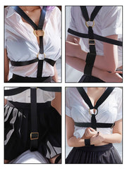 Adjustable Strappy One Piece Harness