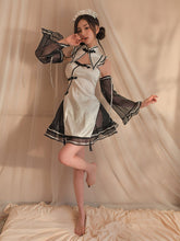 Chinese Jacquard Qipao Dress w/ Skirt