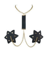 Chain Linked Nipple Cover With Choker