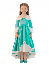Girls Teal Fantasy Princess Gown