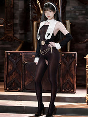 Gothic Battle Nun Cosplay Costume