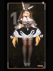 Black Lolita Bunny Cosplay Costume