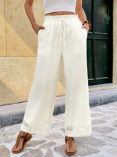 Solid-Color Casual Straight-Leg Trousers
