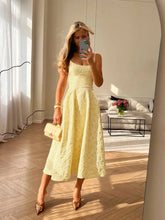 Jacquard Open-Back Dress