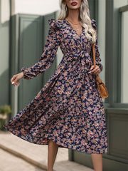 French-Style Vintage Floral Dress