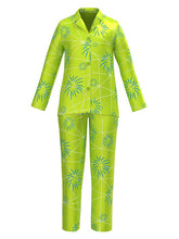 Two Piece Satin Sleep Pajama Set