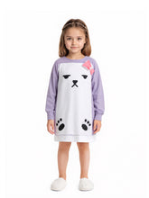 Kawaii Purple Bear Pajamas
