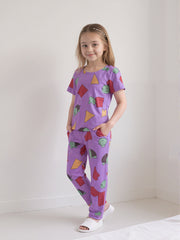 Daily Wear Purple Pajamas