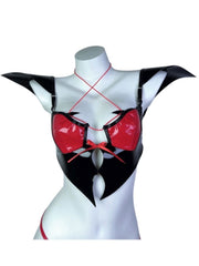 Latex Devil Lingerie Set