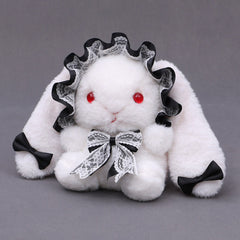 Plush Lolita Bunny Bag Crossbody Lace Bowkont Rabbit Handbag for Easter