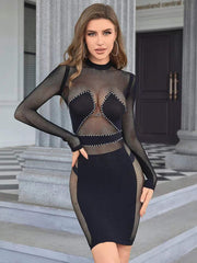 Seamless Fishnet Dress