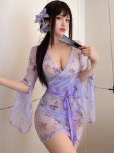 Delicate Butterfly Print Kimono