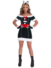 Off Shoulder Christmas Party Dress