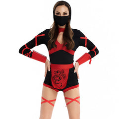 Ninja Costume Japanese Ninja Cosplay Lingerie Adult Ninja Warrior Romper Outfits