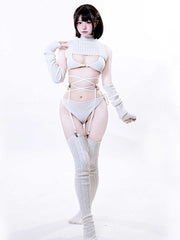 Ribbed Waifu Inspired Lingerie Set