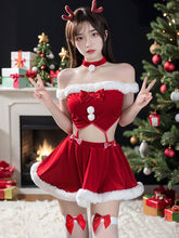 Red Velvet Xmas Skirt Set