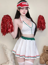 Preppy Sports Top and Pleated Skirt