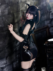 Wet Look Angel & Devil Cosplay Costume