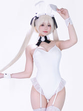 White Bunny Girl Cosplay Bodysuit