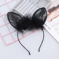 Neko Girl Headband Cat Ears Headpiece Cute Cat Cosplay Accessories