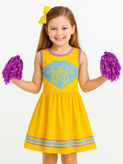 Girls Cheerleader Dress Costume