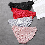 4Pack Low Rise Satin Briefs Aosig