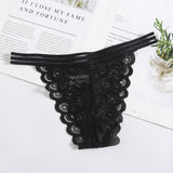 4pack Floral Lace Thong Set Aosig