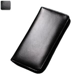 Anti RFID organ long leather wallet Aosig