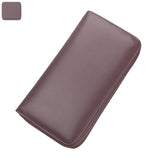 Anti RFID organ long leather wallet Aosig