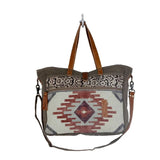 Canvas cotton and linen single shoulder messenger hand bag Aosig