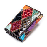 Cowhide stitching Women's wallet Aosig