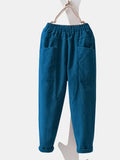 Elastic Waist Trousers Look Thin Trousers Aosig