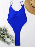 High-waisted One-piece Swimsuit Aosig