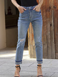 Mid-rise Slim Jeans Aosig