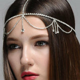 New Tassel Hair Chain Catwalk Between Forehead Bridal Headdress XG2169 Aosig