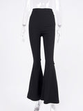Package Hip Flared Trousers Aosig