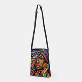 Retro double-sided color printing abstract picture female bag Aosig