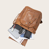 Retro large-capacity backpack Aosig