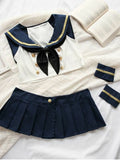 Sailor Skirt Uniform Pyjama Suit Aosig
