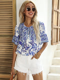 Seaside Resort Printed Shirt Aosig