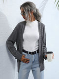 Solid Color Knitted Twist Sweater Aosig