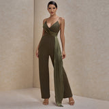 Strappy Sleeveless Frill Jumpsuit