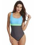 Striped One-piece Swimsuit
