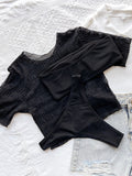 See-Through Cover-Ups Swimwear&Bikini Swimsuit Three Pieces Set