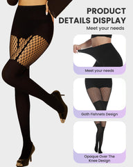 Mock Thigh High Stockings For Women Fishnet Tights Suspender Pantyhose  (bundle sale)